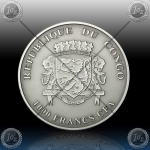 1oz CONGO 1000 Francs CFA "ZEBRA" 2015